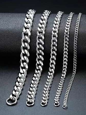 1 st. Hip-hop    Fashionabel Herr Rostfritt Stål Armband , Minimalistisk stil , Lämplig För Fester