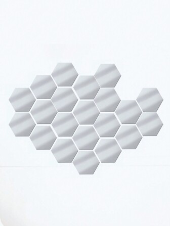 10入組/套PMMA鏡子牆貼幾何設計居家裝飾貼紙