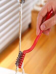 3/6/9 件套燃气灶清洁刷套装 - 有效的烤箱和炉灶清洁剂 - 用于去除炉灶上的锈迹和污垢，多功能厨房工具，金属纤维刷，钢丝刷 - 彩色 - 查看 6