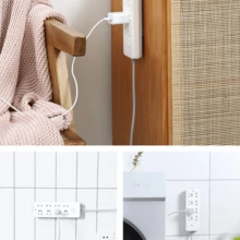 Socket Fixator Non-drilling Plug Board, Router, Socket And Plug Receiving Wall Hanging Shelf - White - View 5