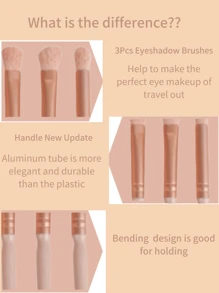 5pcs Makeup Brush Set With Storage Box , Travel Essentials,Brush Set,Makeup Brush Kit,Make Up Brush Set,Make Up Set Complete,Makeup Brush Set,Complete Makeup Kit,Brush Kit,Brushes Makeup Set,Makeup Gift Set - Apricot - View 6