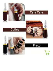 Kit com15 cores de Esmalte Impala - Tons Escuros e Vermelho Atacado Manicure Pedicure - Vermelho - Visão 4
