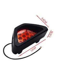 Luces LED  luz de freno trasero para coche moto triangulo deportivo 12LED estrobe universal - Rojo - Ver 4