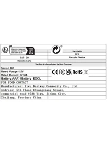 Nhiệt kế kỹ thuật số & Hẹn giờ - màu đen - Xem 6