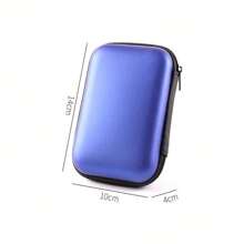 1piece SSD Case 2.5 Inch External USB Hard Drive Disk HDD Carry Package Cover Storage Bag Practical Mobile Disk Box Mobile Power Pack Earphone Storage Bag Hard Disk Box Zipper Pouch