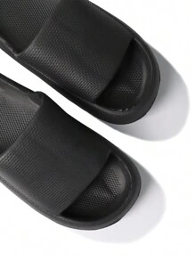 男女兩用枕頭拖鞋,防滑浴室沐浴涼鞋,軟厚底室內外拖鞋