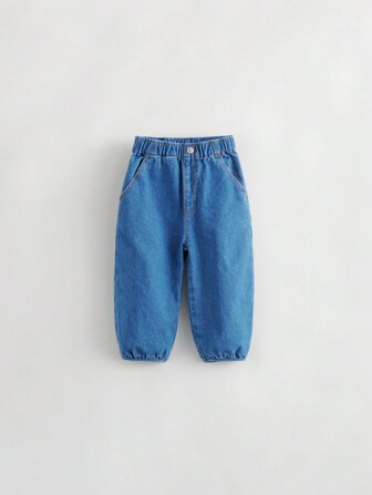 (washing Label Inside Left Pocket) Stylish Casual Girls' Joggers With Elastic Cuff, Autumn