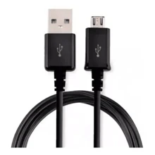 Cabo Usb Carregador Dados Turbo V8 Android Tipo B - Preto - Visão 1
