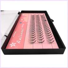 anlinnet DIY Eyelash Extensions 60 Clusters Manga Lashes Volume Individual Eyelashes Extensions Lash Clusters DIY At Home