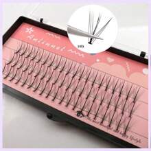 anlinnet DIY Eyelash Extensions 60 Clusters Manga Lashes Volume Individual Eyelashes Extensions Lash Clusters DIY At Home
