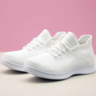 Women's Casual Breathable Thick-Soled Sports Shoes, Perfect With Leggings Running Shoes With Soft Sole, Versatile