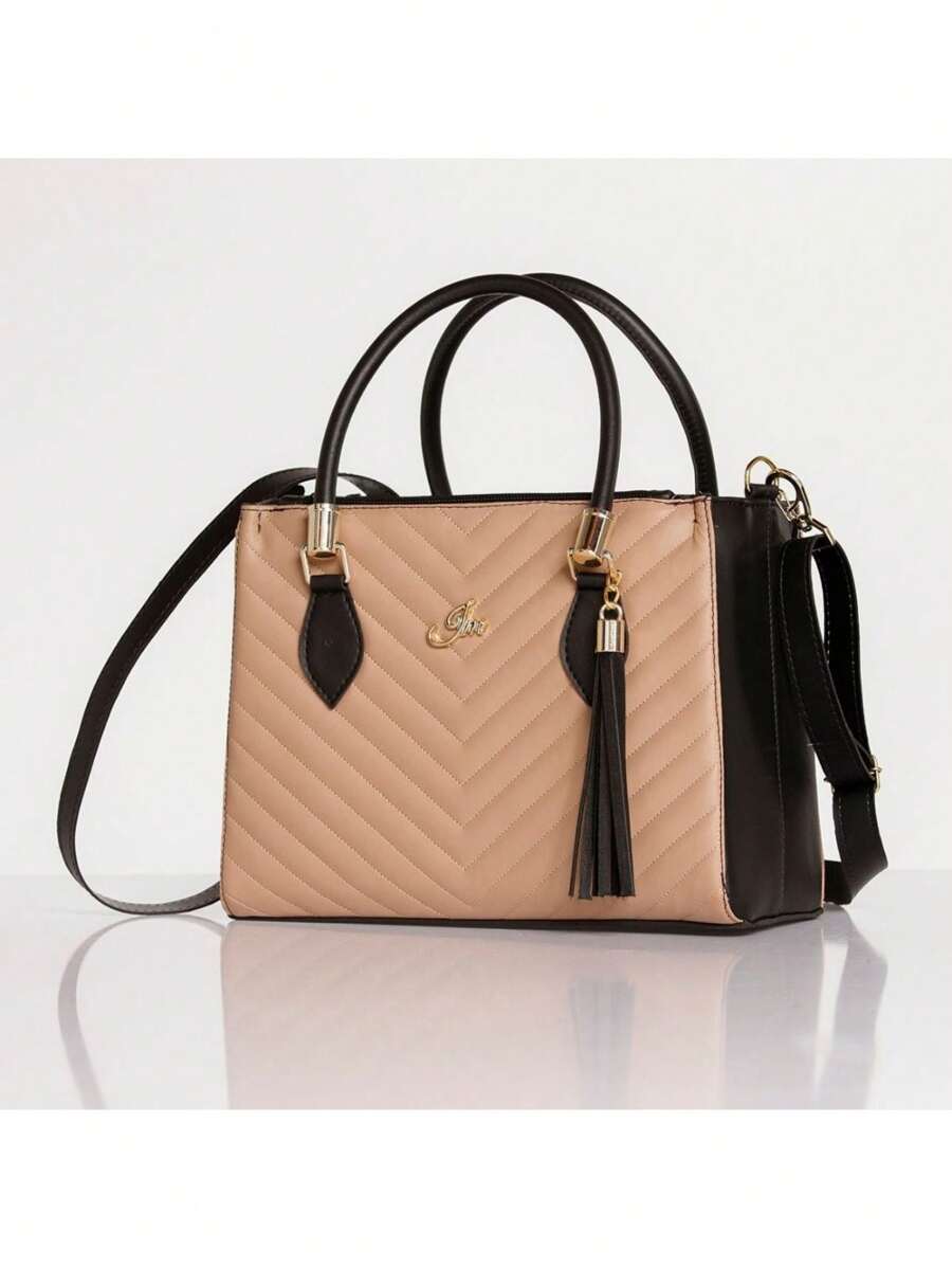 Women Shoulder Bags - Mocha Brown - View 1