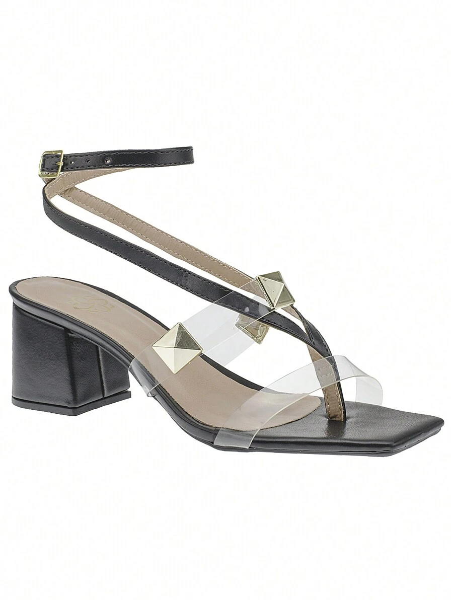 Rosavivi Women Heeled Sandals - 黑色 - 查看 1