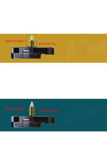 1套金色電子時鐘機械+指針,適用於十字繡diy牆面裝飾石英掛鐘機芯、鐘表配件 - 機芯+指針02 - 查看 3