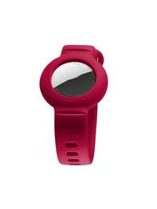 2 Protective Bracelet Case For Airtag For Children And Adults Comfortable Watch Strap - Maroon - View 2