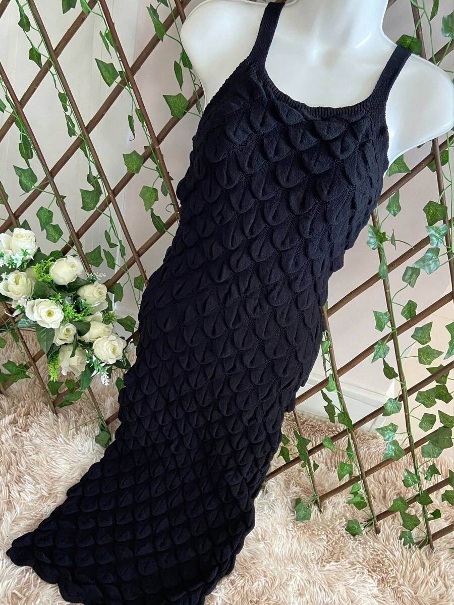 Women Sweater Dresses - màu đen - Xem 1