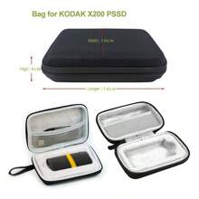 SSD Bag For KODAK X200 PSSD Box 1.8 Inch SSD Case Mobile Hard Disk BagsPortable Storage Protective SSD Accessories Gift Headphone bag - Black - View 3