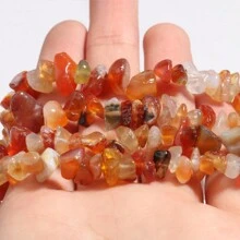 1strand Asymmetrical Natural Loose Gem Stone Amethyst Tiger Eye Amazonite Chips Gravel Beads For Jewelry Making DIY Gift Bracelets Necklace