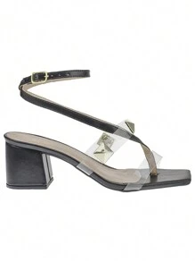 Rosavivi Women Heeled Sandals - 黑色 - 查看 4