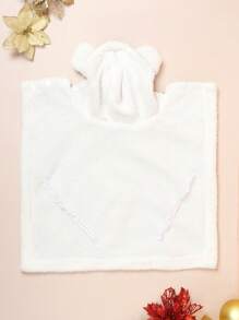 1pc Polyester Hooded Thickened & Washable Pet Sleepwear For Small And Medium-Sized Cats And Dogs, Autumn & Winter (The Product Size Runs Small, It Is Suggested To Take 1-2 Sizes Larger While Purchasing) - Pink - View 4