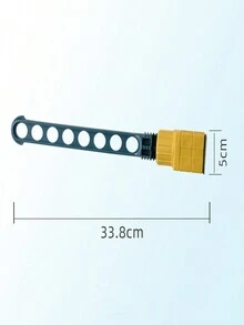 1 件隨機顏色可旋轉扣式彈性 8 掛鉤懸掛式晾衣架適用於窗戶、旅行、戶外 - 彩色 - 查看 7