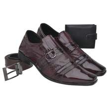 Dress Shoes - Màu Đỏ Sâu - Xem 1
