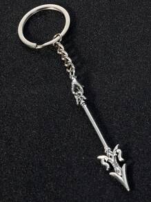 1个剑形挂件钥匙扣 复古剑形猫脸钥匙扣 迷你玩具 个性化钥匙扣吊坠 - 風格 G - 查看 8