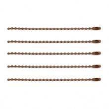 60入組10cm彩色圓珠鏈,適用於鑰匙扣、玩偶、裝飾品和diy珠寶製作