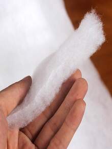 Large Roll Of Artificial Snow - Instant Christmas Tree Decoration, Party Tablecloth, Table Decoration, White Photo Backdrop | Thick Soft Fluffy Blanket, Holiday Fake Snow Blanket Cover - White - View 3