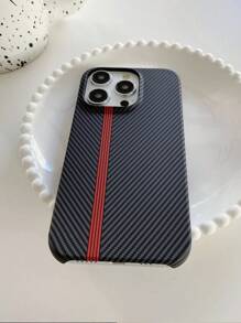 Fine Black Striped Phone Case Compatible With Apple Phones