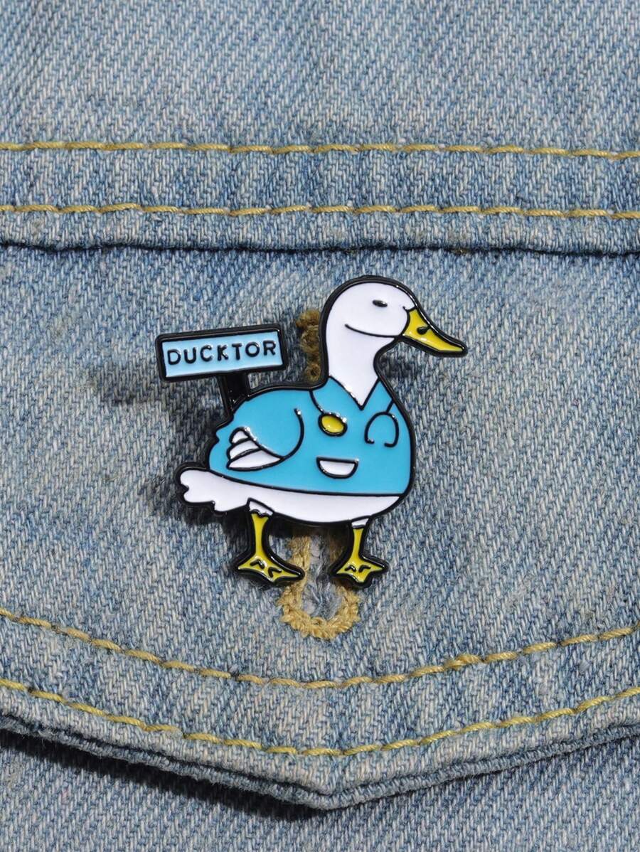 卡通鴨設計胸針