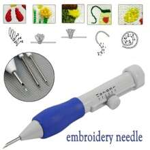 DIY Magic Embroidery Pen Set DIY 1.3MM 1.6MM 2.2MM Punch Needle Plastic - Blue and White - View 6