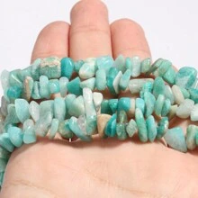 1strand Asymmetrical Natural Loose Gem Stone Amethyst Tiger Eye Amazonite Chips Gravel Beads For Jewelry Making DIY Gift Bracelets Necklace