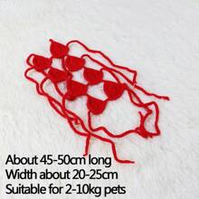 1 件趣味角色扮演猫咪比基尼性感宠物内衣猫咪胸罩万圣节服装宠物比基尼衣服派对服装万圣节万圣节服装 - 紅色 - 查看 3