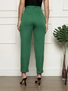 Women Pants - 綠色 - 查看 4