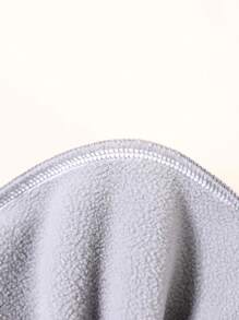 TIGER MINI Tween Girl Cool Tiger Design Fleece Sweatshirt In Grey For Autumn And Winter - Grey - View 7