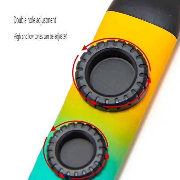 Double Ocarina With Double Membranes And Double Holes