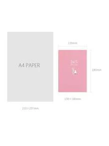 dulce 365 días agenda Cuaderno color Página interior Cuaderno de plan Libro diariamente plan mensual tiempo de horario Bloc Álbum de recortes Papelería - Azul - Ver 2