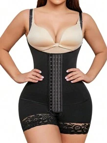 Women's Shapewear High Compression Body Shaper For Women Tummy Control Butt Lifter Jumpsuit, Breathable,Absorbs Sweat - Black - View 5