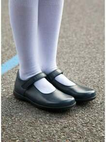 Calceta Escolar Todas Las Tallas 12 Pares Para Niña - Blanco - Ver 5