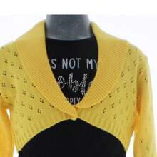 Sueter Tejido para Niña Amarillo Bolero 3139 Tallas 1 a 16 Años - Amarillo - Ver 5
