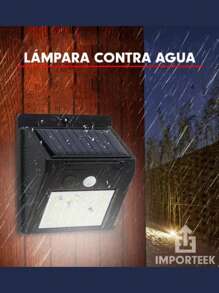 3pz Lampara Led Solar Reflector Exterior Jardin Sensor Luz