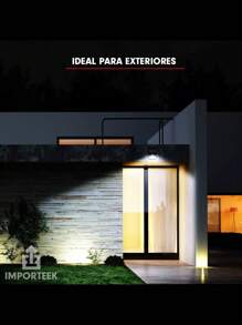 3pz Lampara Led Solar Reflector Exterior Jardin Sensor Luz