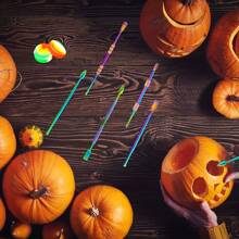 6 In 1/Set Smoking Oil Accessories Set, With Silicone Box, Stainless Steel Pipe Cleaner,Cigarette Tools Digging Oils Accessories,Tobacco Box - Black - View 4