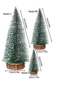 1 Miếng Mini Cây nhân tạo Nhà  Trang trí Đồ trang trí Bàn Cây thông noel - Nhiều màu - Xem 5