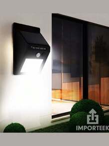 3pz Lampara Led Solar Reflector Exterior Jardin Sensor Luz
