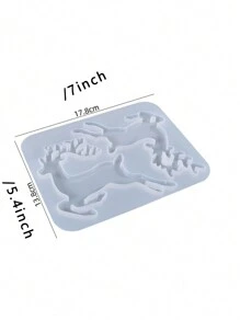 1入組聖誕矽膠模具 - 白色 - 查看 8