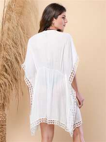 Women Kimonos - 白色 - 查看 2
