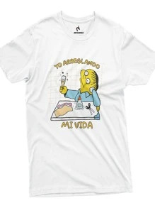 Ralph T-Shirt Me Fixing My Life | Funny Glue Meme Phrase | Unisex CH-M-G-XG - White - View 1