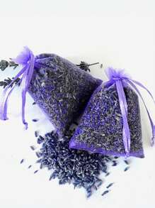 5 件紫色薰衣草香囊，抽屉和壁橱用香囊，薰衣草香薰香囊礼品，汽车香薰空气清新剂香囊 - 淡紫色 - 查看 8